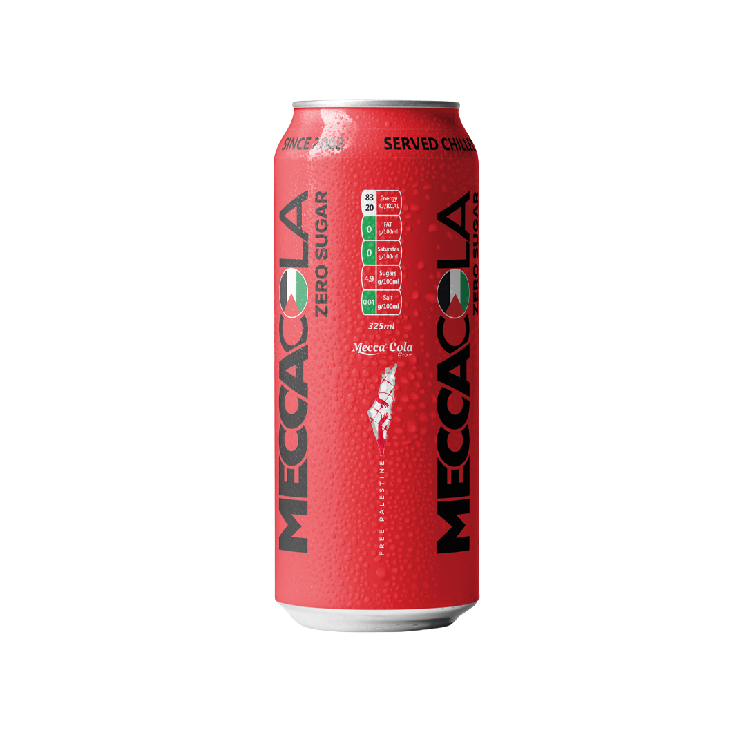 Forudbestille Mecca Cola Zero dåser (fra 6-pak)